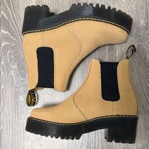 Dr. Martens Light Brown Chelsea Boots